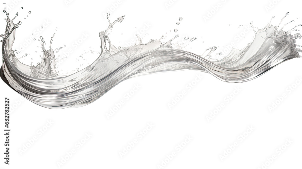 melting platinum strands frozen in an abstract futuristic 3d texture