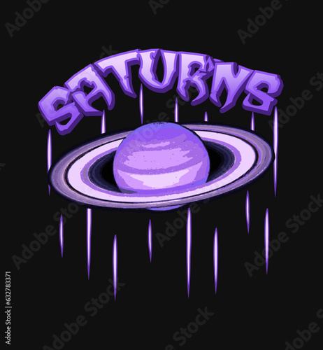 design vector saturnus planet, For t-shirt, hoodie, streetwear, poster, and other photo