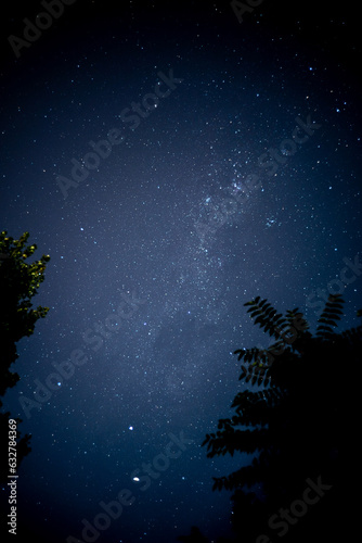cielo nocturno estrellado