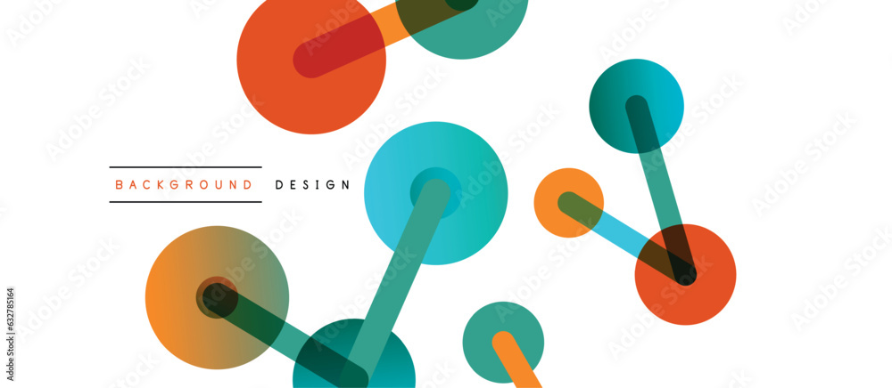 Vector modern creative geometric background Vector modern creative geometric background