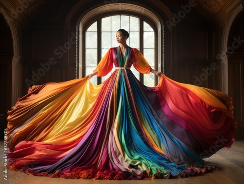 a person in a dress