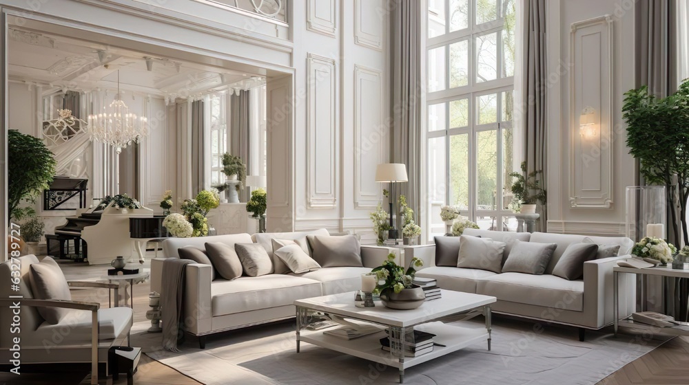 Luxury Elegance Living Room Interior Luxury Elegance Living Room Interior