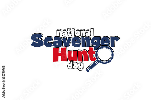 Scavenger Hunt Day, Holiday concept Fototapet