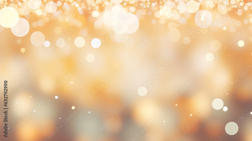 Abstract Blurry Cream Color For Background Blurred Bokeh