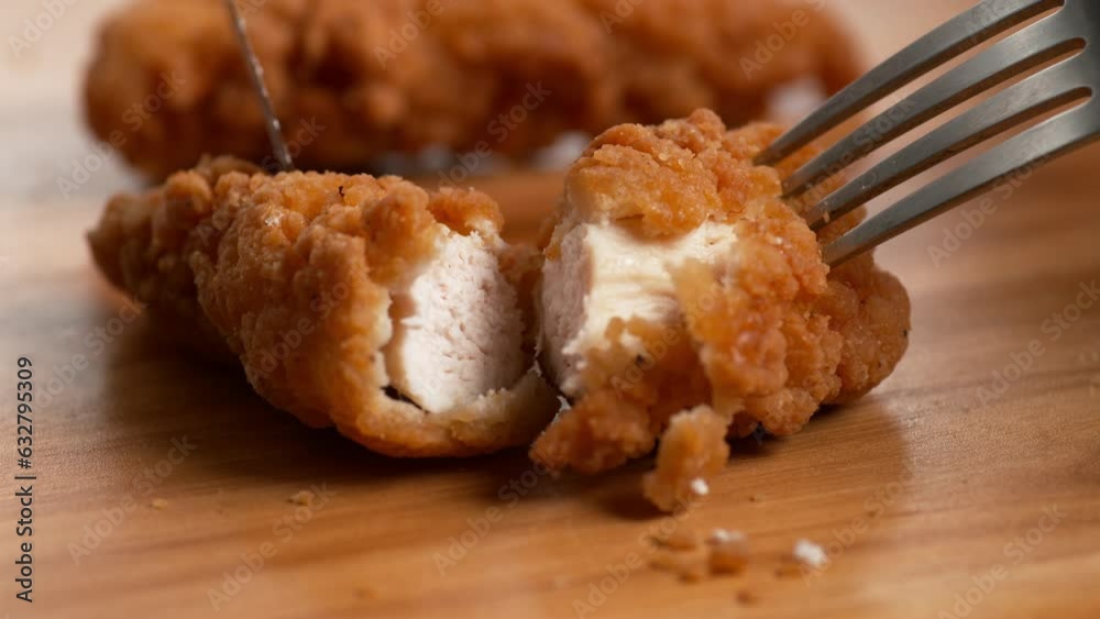 Fried chicken strips fingers