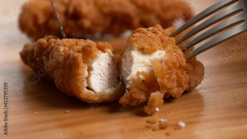 Fried chicken strips fingers