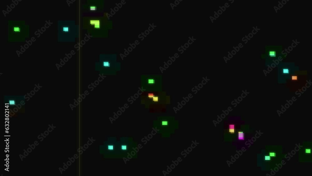 Glitch noise background static television VFX. Digital pixel noise ...