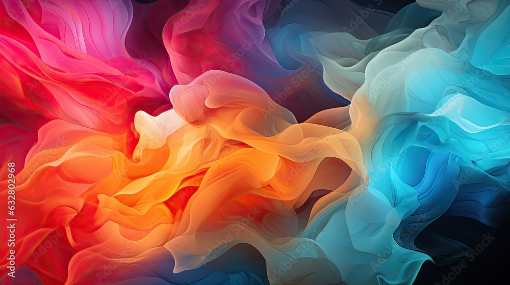Fototapeta premium Abstract colorful background with halftone dots. illustration for your design