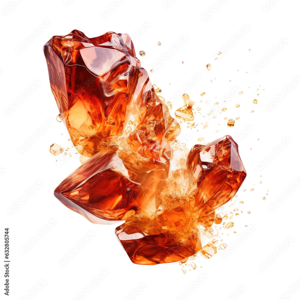 shimmering gemstone nectar frozen in an abstract futuristic 3d texture