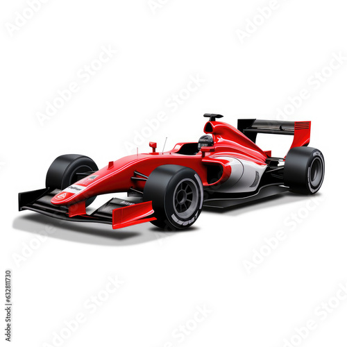 red racing car