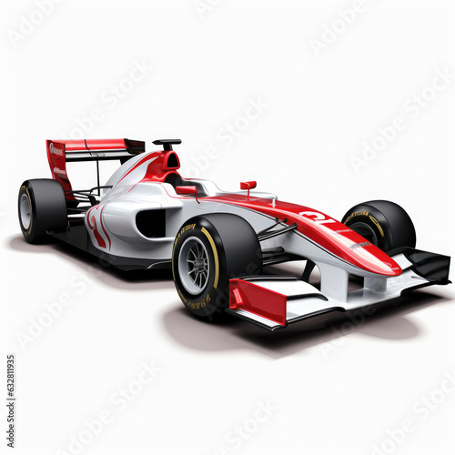 racing car on the road