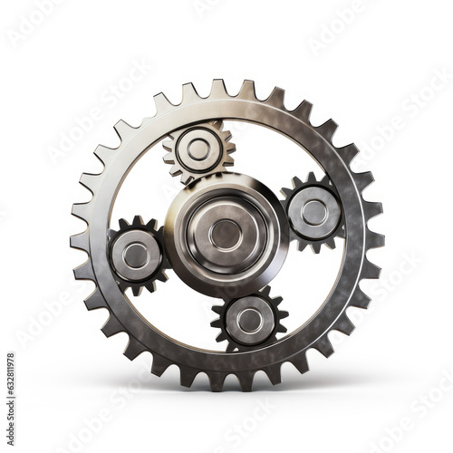 gears on white