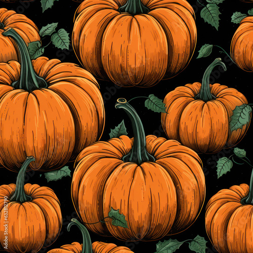 Spooky pumkin artwork as a Halloween theme