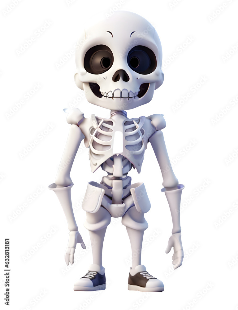 A cute skeletons