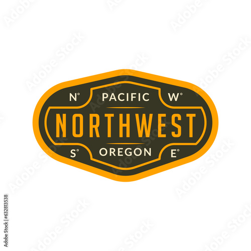 Pacific Northwest outdoor badge design