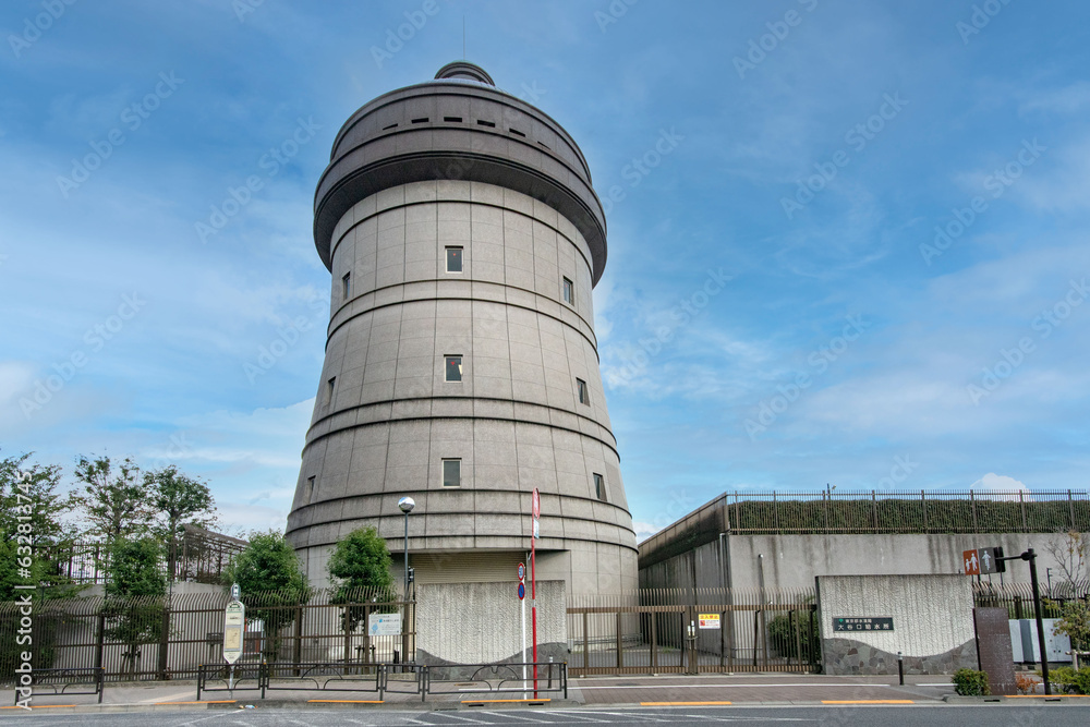 東京都水道局の大谷口配水塔