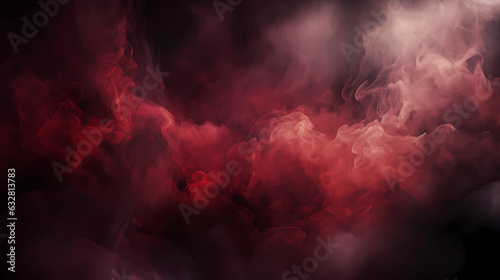 Background design smoke red mysterious lighting effects