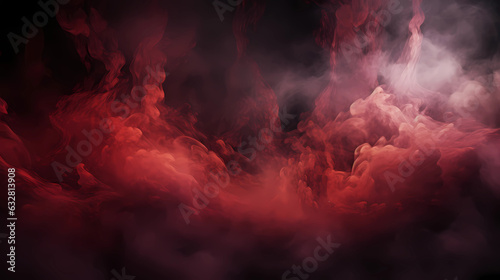 Background design smoke red mysterious lighting effects