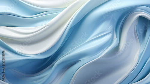 Abstract background of glossy color swirls with dynamic smooth perfect flowing wave lines. Element design for stylish, fashion, trendy, futuristic technology background concept