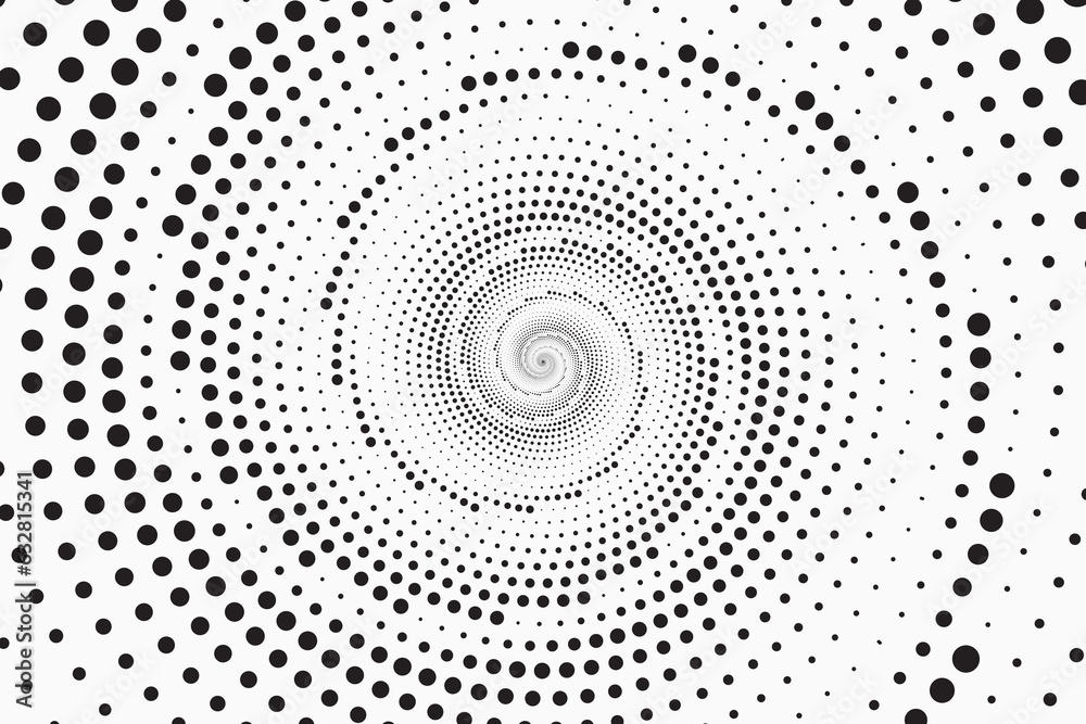 Halftone vector background. Monochrome halftone pattern. Abstract geometric dots background. Pop Art comic gradient black white texture. Design for presentation banner, poster, flyer, business card. Halftone vector background. Monochrome halftone pattern. Abstract geometric dots background. Pop Art comic gradient black white texture. Design for presentation banner, poster, flyer, business card.