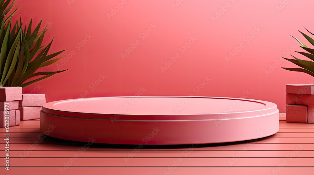modern podium design for product display or product stand with cinematic background and lighting modern podium design for product display or product stand with cinematic background and lighting