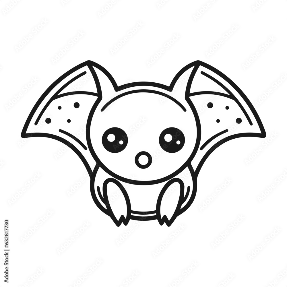 Obraz premium halloween bat illustration