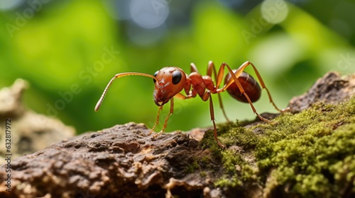 ants on the ground