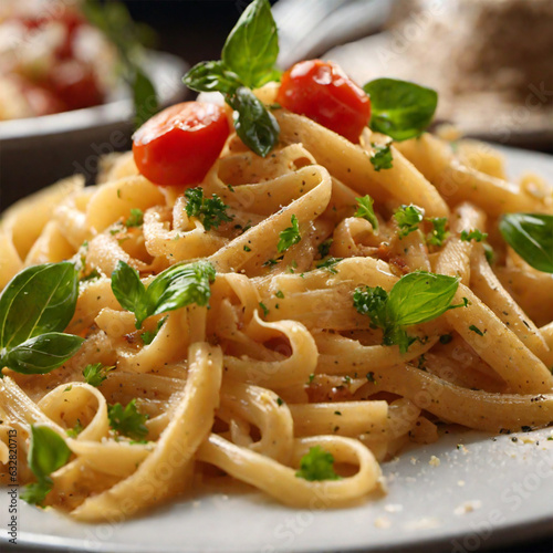 Photo delicious of pasta photo