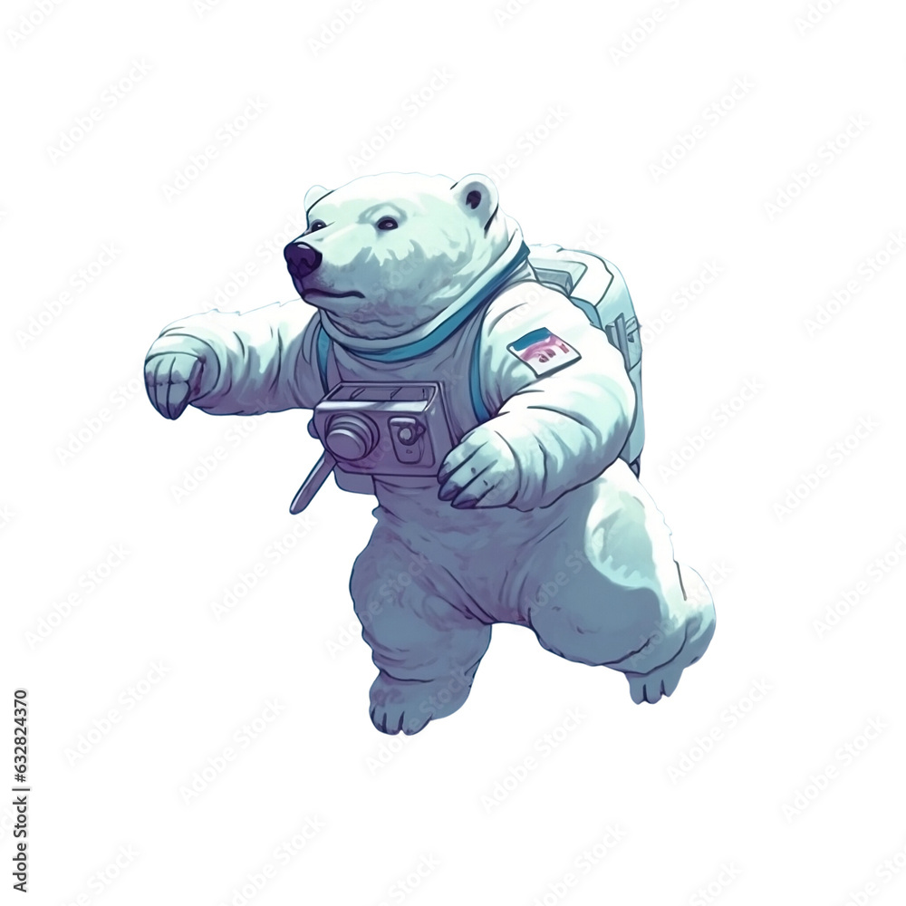 Cartoon Polar Bear No Background Image Applicable to any Context Perfect for Print on Demand Merchandise Cartoon Polar Bear No Background Image Applicable to any Context Perfect for Print on Demand Merchandise