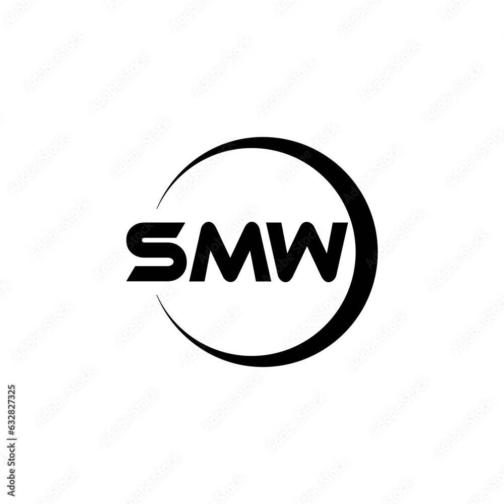 SMW letter logo design with white background in illustrator, cube logo, vector logo, modern alphabet font overlap style. calligraphy designs for logo, Poster, Invitation, etc. SMW letter logo design with white background in illustrator, cube logo, vector logo, modern alphabet font overlap style. calligraphy designs for logo, Poster, Invitation, etc.