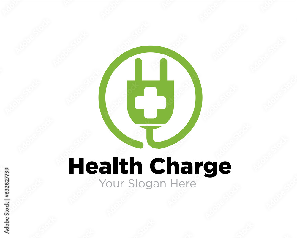 health charge logo deigns for medical or clinic health charge logo deigns for medical or clinic