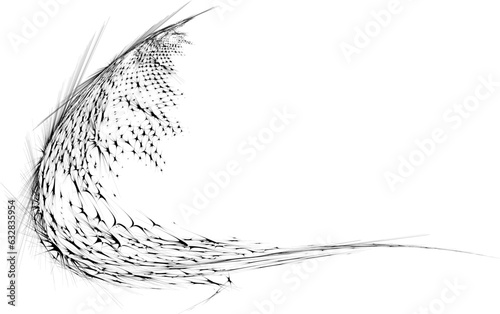 Sketchy dashed graceful halftone corner framing of pointed needle star spots. Integument of existence from the upper astral.Vector.