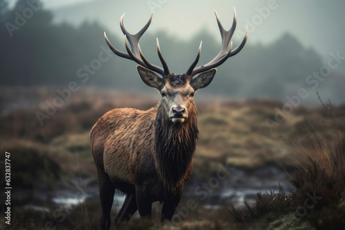 Ethereal Morning Encounter with Irish Stag