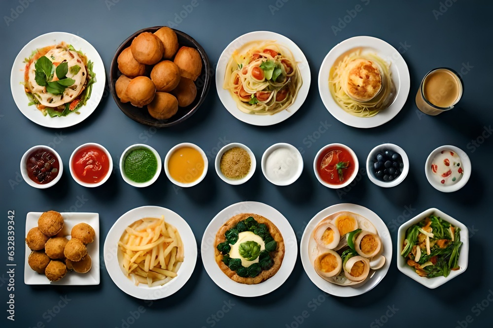 set of easter eggs on a plate