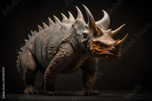 Ancient Beauty: Styracosaurus Portrait © AIproduction