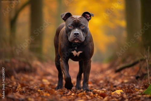 Bold and Beautiful: Staffordshire Bull Terrier Pose
