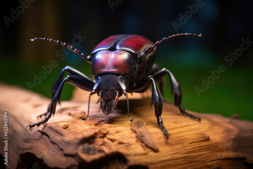 Magnificent Stag Beetle Pose © AIproduction