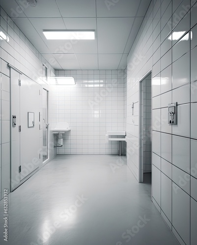 The cold and clinical texture of a modern mental institute