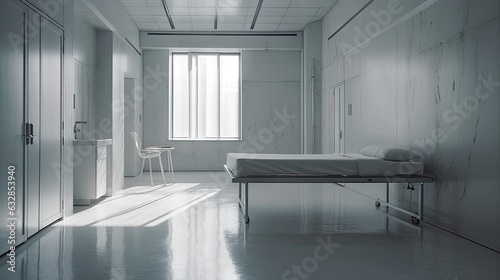 The cold and clinical texture of a modern mental institute