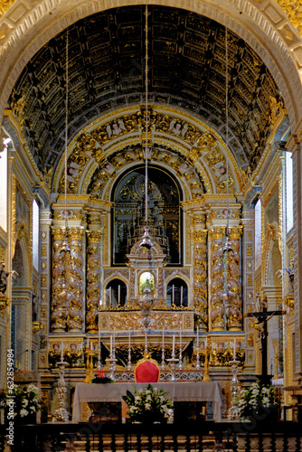 Inside Church of Our Lady of Nazare - Town of Nazare, Portugal