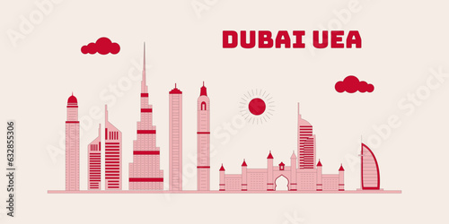 Dubai Uni Emirate Arab city...