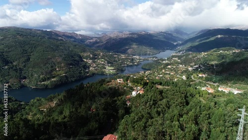 National Park of Gerês in Portugal Aerial View photo