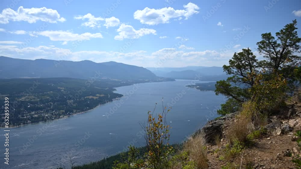 Summer Serenity: Timelapse of Shuswap Lake's Tranquil Waters and Boating Summer Serenity: Timelapse of Shuswap Lake's Tranquil Waters and Boating