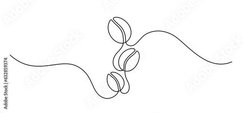 coffee bean line art