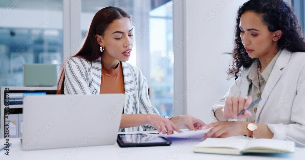 Business women, documents and signature for Human Resources contract, partnership deal and b2b paperwork in office. Paper of HR manager, clients or partner with policy, compliance and print agreement Business women, documents and signature for Human Resources contract, partnership deal and b2b paperwork in office. Paper of HR manager, clients or partner with policy, compliance and print agreement