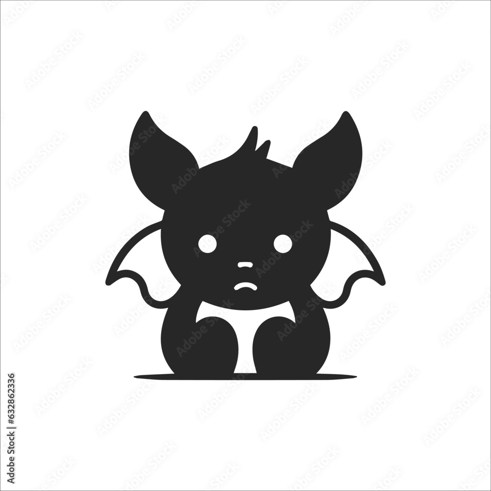 Fototapeta premium halloween gargoyle illustration
