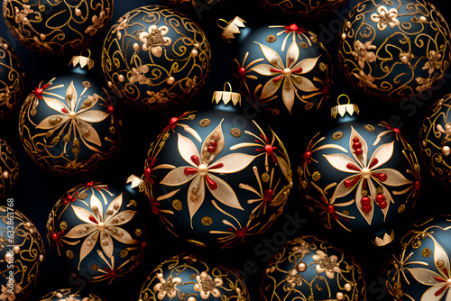 New Year's, Christmas pattern Christmas decorations. Background, wallpaper