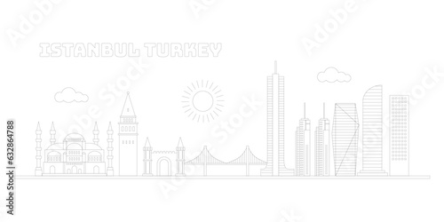 Istanbul Turkey cityscape s...