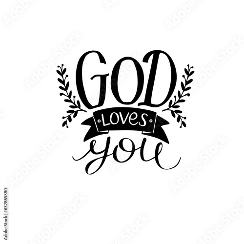 Fotografie Christian quotes God loves you