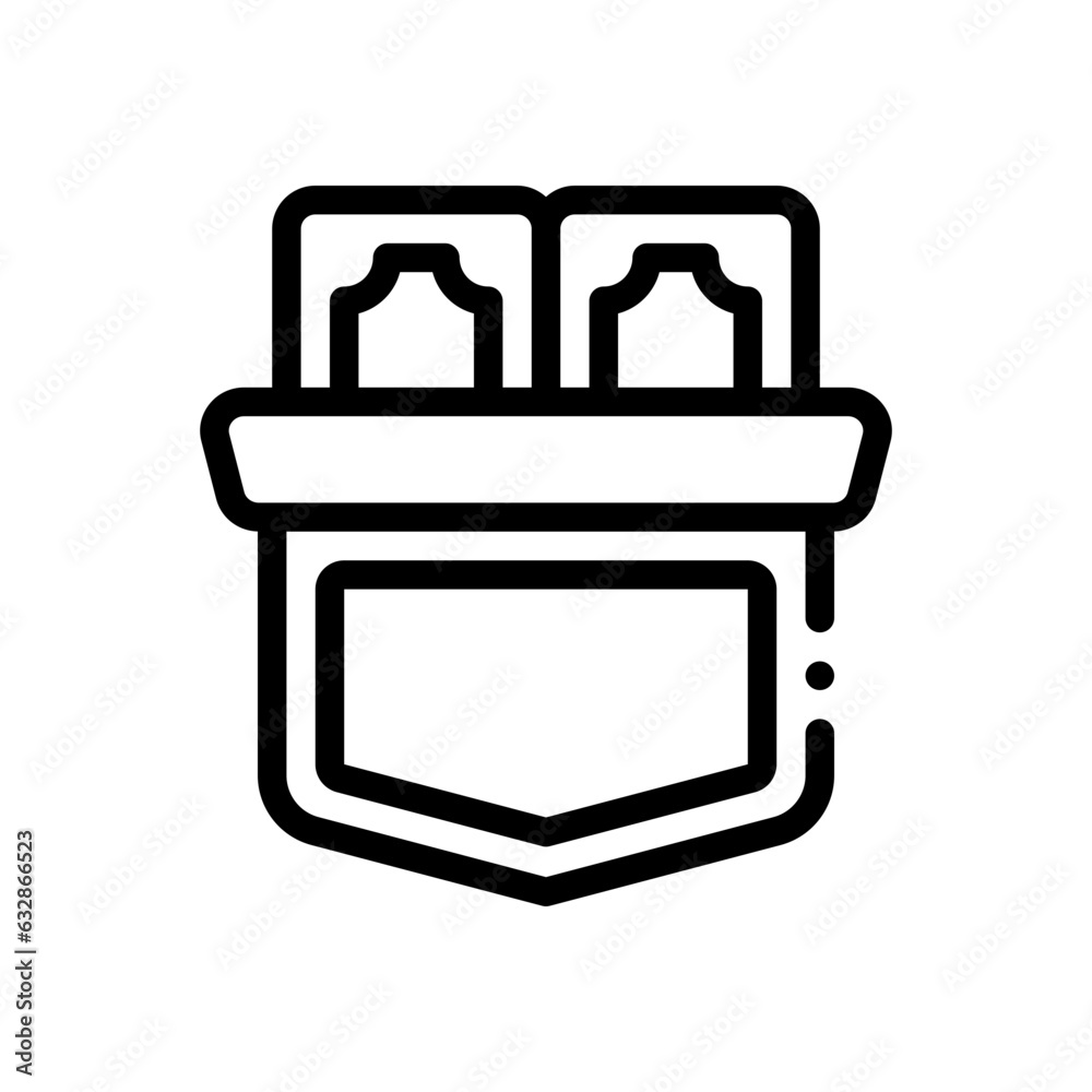 pocket line icon